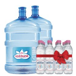 Set  Apa Buna 19l +Izvorul Minunilor 0.5l plata