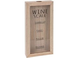 Cutie depozitare-dopuri de vin 30X15cm, lemn