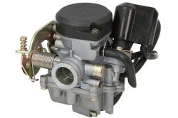 Carburator complet Gy6 80 (Kunfu) Vacuum constant (fundat din plastic, diametru scurt 28 mm, diametru suprafață filtru 38 mm)