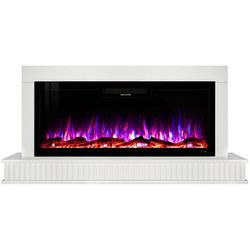 купить Камин электрический ArtFlame Fluxa & Vegas 42, 680x1400x270mm, Alb в Кишинёве 