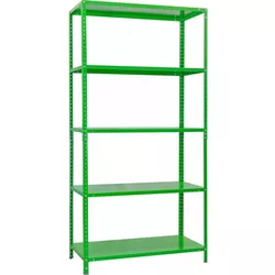 cumpără Raft de depozitare УХЛ-МАШ МС-З 1970x1000х400 Стеллаж модульный (5 полок) Зелённый în Chișinău 
