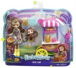 Игровой набор Enchantimals Кукла со зверюшкой и транспортным средством, код FJH11