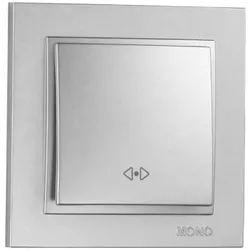 cumpără Întrerupător electric Mono Electric Intrerupator cruce 1cl. argint Despina în Chișinău 