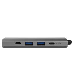 Docking Station Chieftec DSC-502, 5-in-1, 1xUSB Type-C, 2xUSB 3.2, 1xHDMI 2.0, PD 80W, Aluminum
