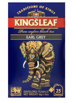 Чай черный Kingsleaf EARL GREY, 25*2г