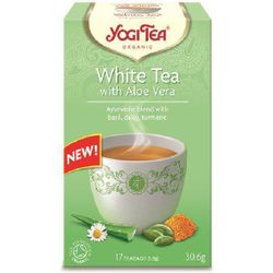 Ceai alb Bio cu ceai de Aloe Vera Yogi