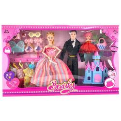 купить Кукла ToyMall 005090 Pupp cu familia și accesorii в Кишинёве 