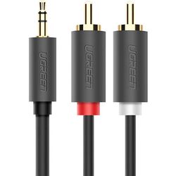 купить Переходник для AV Ugreen 10512 AC102, 3.5mm Male to 2 RCA Male Audio Cable 3m в Кишинёве 