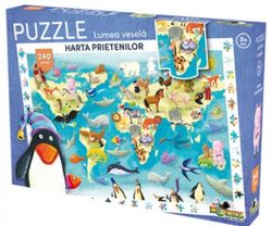 cumpără Puzzle Noriel NOR3072 Puzzle 240 piese Harta prietenilor 2017 în Chișinău 