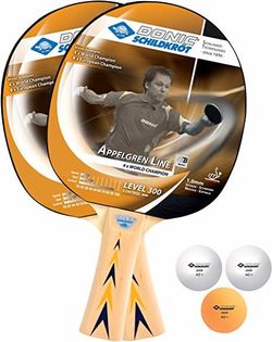 Набор для настольного тенниса (2 ракетки + 3 мяча) 1.4 мм Donic Appelgren 400 788464 (7590)