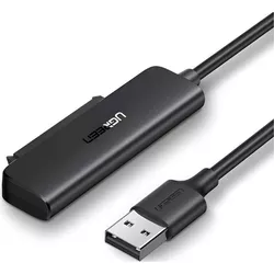 купить Переходник для IT Ugreen 70609 Adapter USB-A 3.0 to 2.5" SATA III, Support UASP, S.M.A.R.T, TRIM, up to 5Gbps, 50cm CM321, Black в Кишинёве 