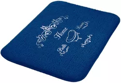 купить Коврик для ванной Bisk 07491 NICEA 40x60 cm albastru в Кишинёве 