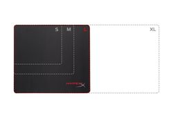 Gaming Mouse Pad  HyperX FURY S Pro, 450 x 400 x 4mm, Cloth/Rubber, Anti-fray stitching, Black