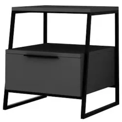 cumpără Noptieră Trendy Pal Antracit, 45x50x41cm (GTR001493) în Chișinău 