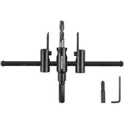 купить Набор головок, бит, насадок Wadfow WKJ9K02 Carota circulara D30-200mm lemn/PVC в Кишинёве 