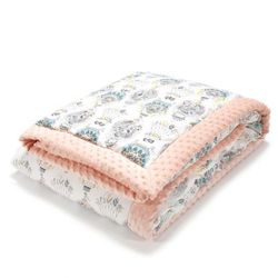 Одеяло La Millou велюр+хлопок Cappadocia Dream / Powder Pink 140x200 см