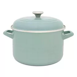 cumpără Cratiță Metalac 57051 Cratita emailata Waves Green 16cm, 2.0L, capac din metal în Chișinău 