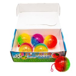 Мячик со свистком "Flashing Light-up Ball" d=10 см 552112 (8304)