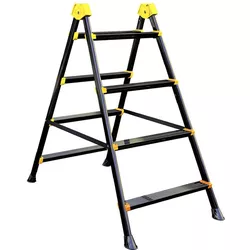 купить Лестница Eurostep 4+4 LEPUS, neagră в Кишинёве 