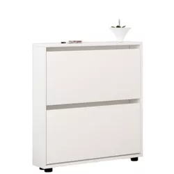 cumpără Raft pentru încălțăminte Mobildor-Lux Leo Slim 100x16x86H cm White în Chișinău 