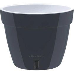 купить Цветочный горшок Santino Asti (15.0L, Antracit/Alb) в Кишинёве 