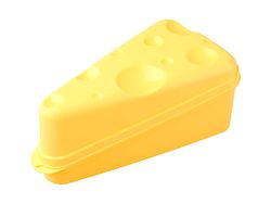 Контейнер для хранения сыра Phibo 20X11X7.5cm, треугольник