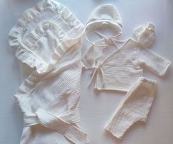 Комплект на выписку Муслиновый Ivory со сборкой