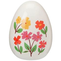 купить Декор Promstore 14929 Suvenir Ou cu imprimeu floral, 10x14cm, dolomita в Кишинёве 