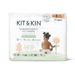 Гипоаллергенные эко-подгузники Kit&Kin 3 (6-10 кг) 34 шт