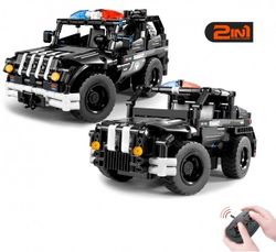 8026, XTech Bricks: 2in1, Police Car, R/C 4CH, 355 pcs