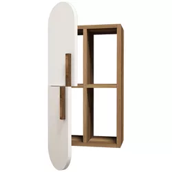 купить Офисный стеллаж Trendy Trandafir-Nuc, Alb 35x60x22cm (GTR005378) в Кишинёве 