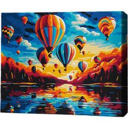 купить Картина по номерам BrushMe RMG0038FC 30x40сm (fără cutie) Zbor la apus в Кишинёве 