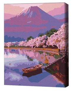 cumpără Tablou pe numere BrushMe RBS32542FC 30x40 сm (fără cutie) – Coasta de dimineață în Chișinău 