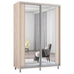 cumpără Dulap Mobildor-Lux Aron cu uși glisante cu oglindă vertical (170x60x220H cm) Sonoma în Chișinău 