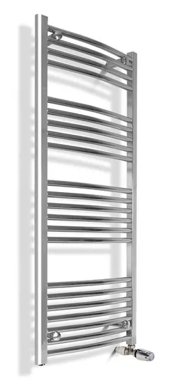 купить Полотенцесушитель Radiva Haiti 400x1000 mm Curved (crom) в Кишинёве 