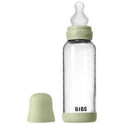купить Поильник BIBS 50201250 Set biberon din sticla anticolici Sag, tetina silicon cu flux mediu, 240ml в Кишинёве 