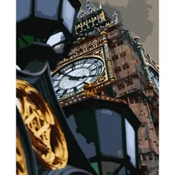 купить Картина по номерам Strateg R 9 / 2 (HH051)(40471) Big Ben, 40x50 cm в Кишинёве 