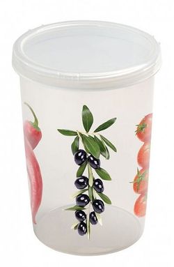 Банка BYTPLAST 4311067 (с декором, 1 л)