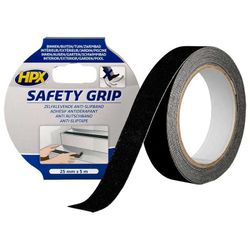 HPX SAFETY GRIP - Противоскользящая черная лента 25mm*5m