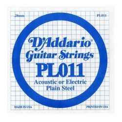 купить Струна для музыкального инструмента D’Addario PL011 mi chitara acustica в Кишинёве 