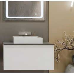 купить Шкаф под умывальник Bayro Wings 900 под столешницу белый мат в Кишинёве 