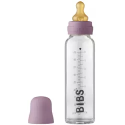 купить Поильник BIBS 5014300 Biberon din sticla anticolici Mauve cu tetina din latex 0+ luni, 225ml в Кишинёве 
