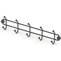 купить Вешалка для ванной Teknotel MG795n Cuier de perete 24x15x13cm, metal negru в Кишинёве 