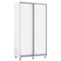 cumpără Dulap Mobildor-Lux Aron-S uși glisante din PAL (120x60x200H cm) Alb Brilliant în Chișinău 