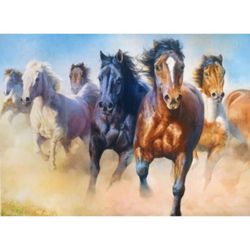 купить Головоломка Trefl 27098 Galloping herd of horses в Кишинёве 