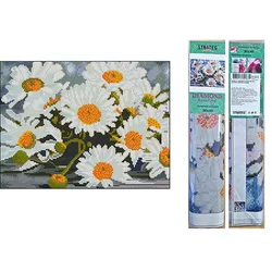 cumpără Tablou pe numere Strateg 57292 Mozaic cu diamante 30x40cm Margarete în Chișinău 