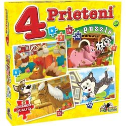 cumpără Puzzle Noriel NOR2464 Puzzle 4 prieteni mici (6.9.15.20 piese) în Chișinău 