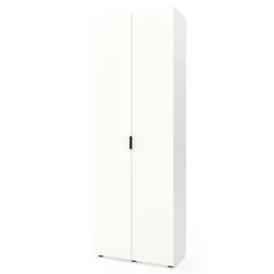 купить Шкаф Nex Home A007 cu usi batante 800x420x2300mm, White Snow в Кишинёве 