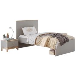 купить Кровать детская Pereflex Bono Grey 120x200 (084589) в Кишинёве 