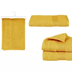 купить Аксессуар для купания Promstore 57025 Prosop 70x130cm Atmosphera Oeko-Tex, bumbac, ohra в Кишинёве 